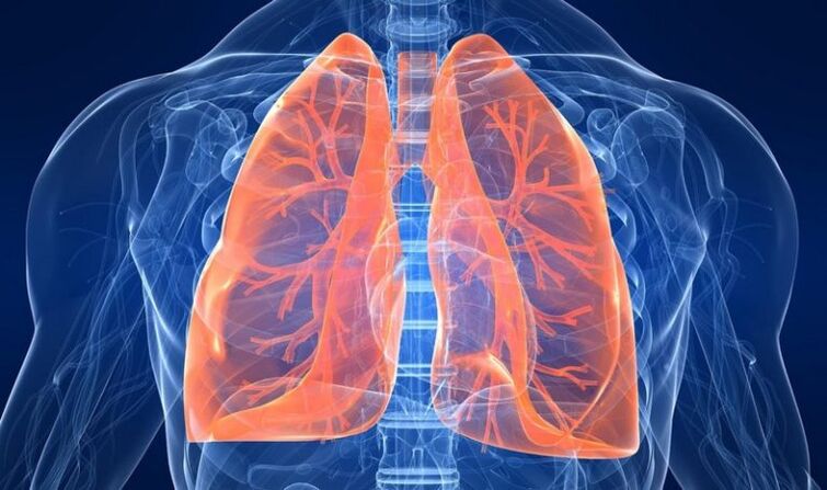 патологија на белите дробови како причина за болка под сечилото на левото рамо